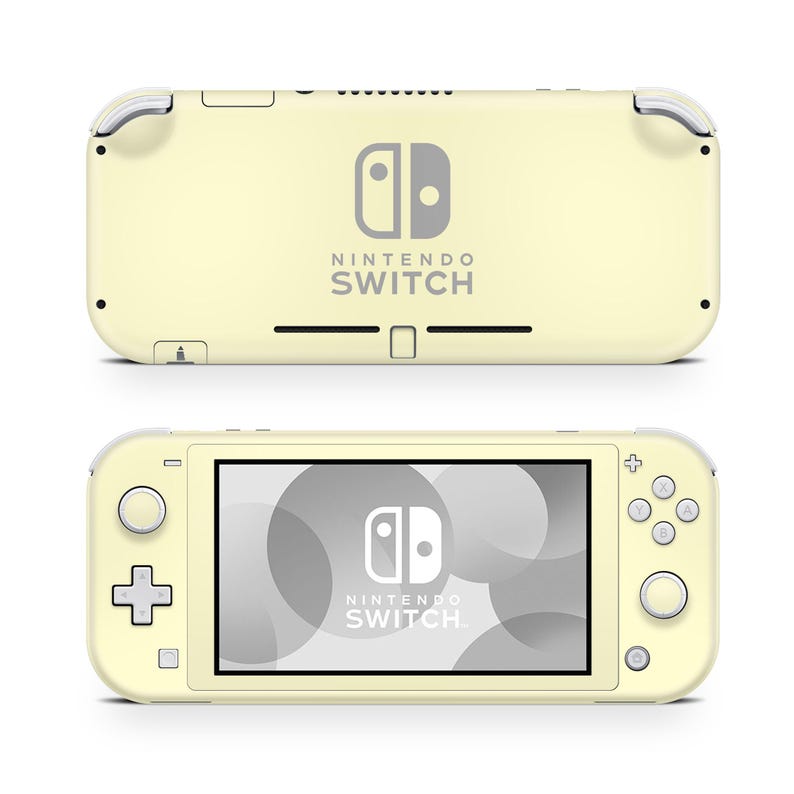 Pastel Yellow Skin Decal for Gaming Console Premium 3M Vinyl Wrap ...