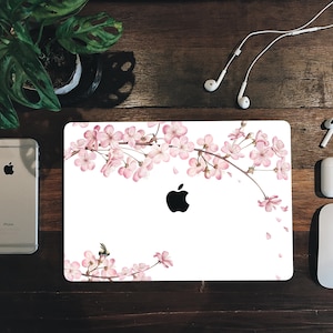 Sakura MacBook Skin MacBook Pro Skin MacBook Air Pro 13 15 inch Touch Bar Skin Laptop Decal Vinyl Sticker
