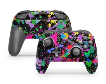 Painting Splash  Switch Pro Controller Skin Decal Sticker