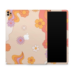 Hippie iPad Skin Decal – Protective 3M Vinyl Wrap for iPad Pro, Air & Mini | Aesthetic Tablet Sticker | Matte, Gloss, or Glitter Finish