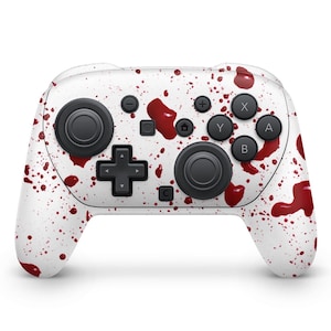 Bloody Splatter Skin for Switch 2 Controller – Horror Gamer Vinyl Wrap