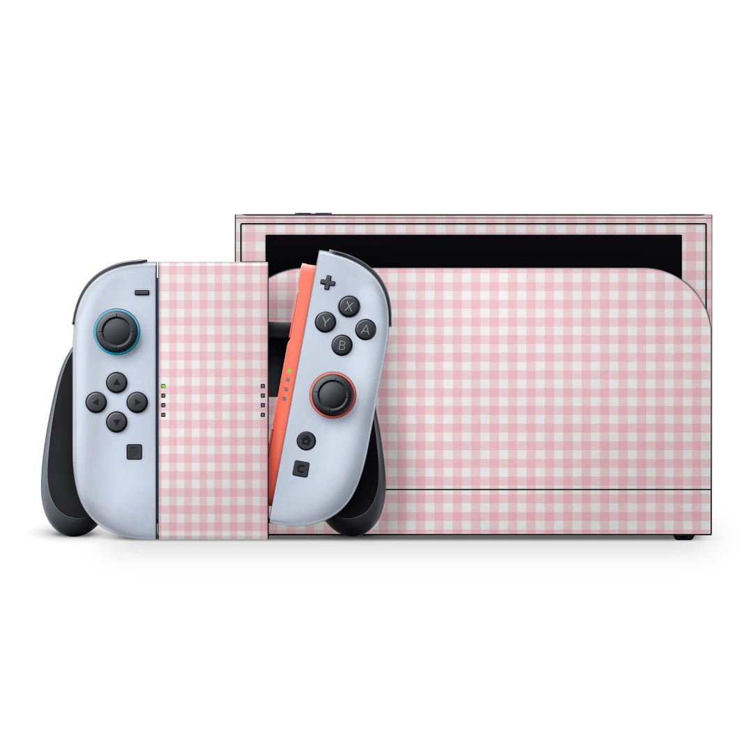 Pre-order Nintendo Switch 2 Skin – Pastels Gingham Design – Coquette ...