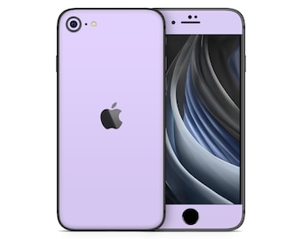 Iphone SE 2020 Skin Decal For Mobile Phone Solid Lavender