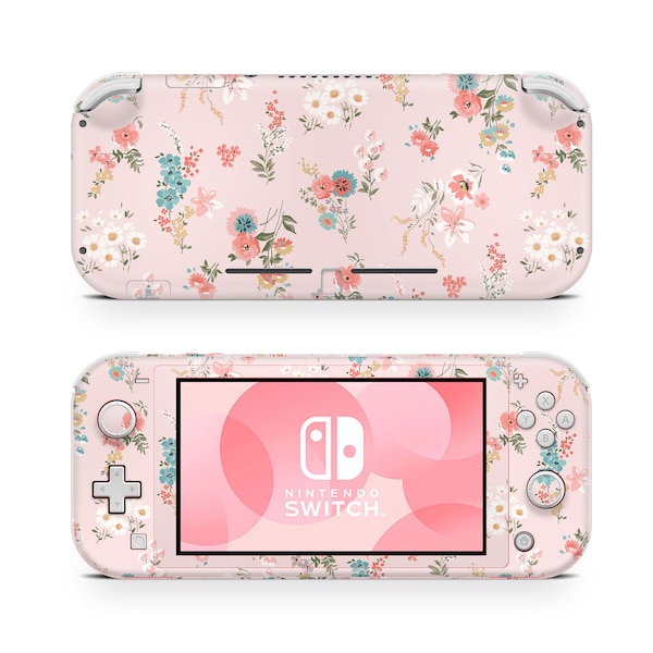 Nintendo Switch Lite Skin Decal For Game Console Spring Flower