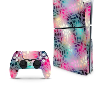 Awakening Of Spring Decal For PS5 Slim Playstation 5 Console And Controller , Full Wrap Vinyl For PS5 Slim