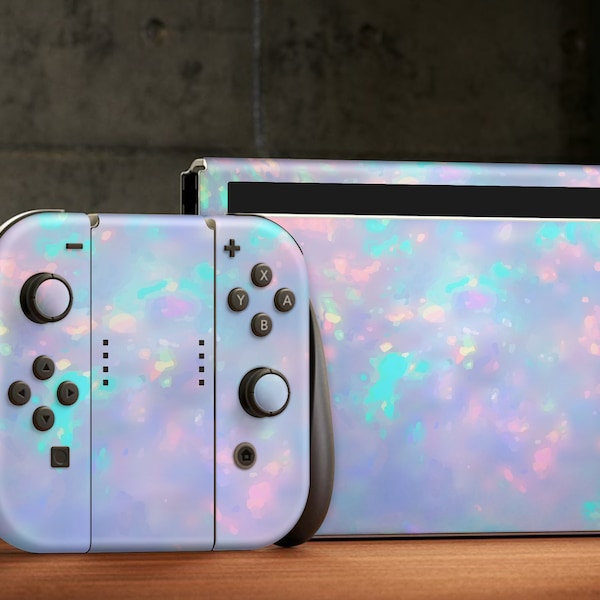 Oled Switch Skin Decals Gemstone Wrap Vinyl