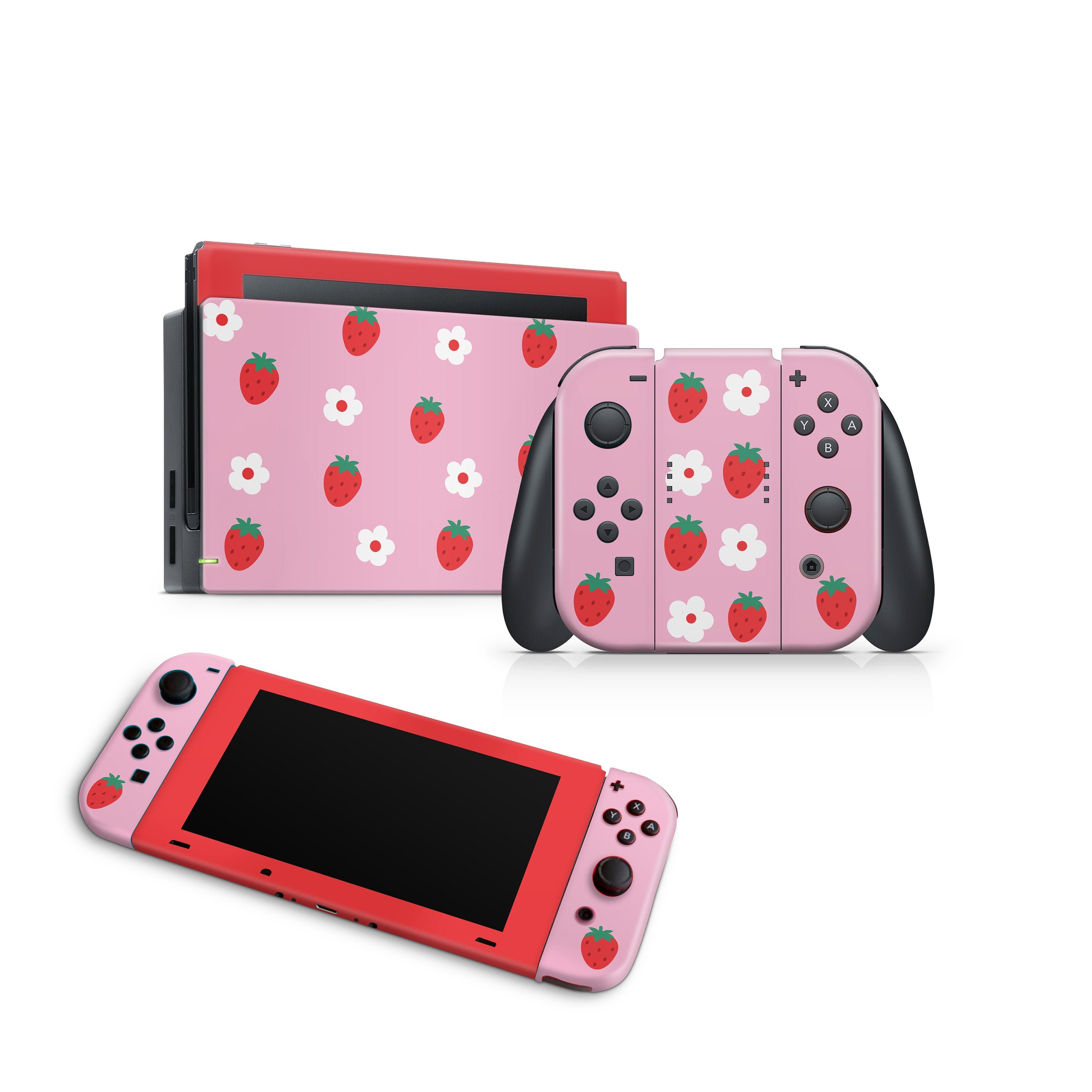 Nintendo Switch Skin Decal for Console Joycon and Dock Etsy
