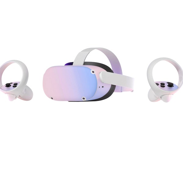 Oculus Quest 2 Skin Pink Ombre , 3M Decal Wrap Sticker for Oculus Quest 2 VR Headset and Controller