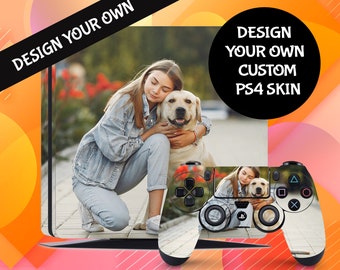 Custom PS5/PS4 Console Skin: Personalized Design Sticker Decal