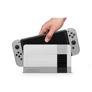Vinilo adhesivo para consola OLED Switch estilo retro