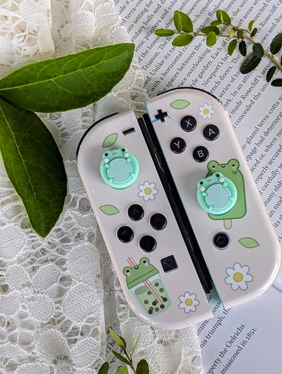Flying-frog 2pc Switch Thumb Grips Cap Joy Con Grip for Switch