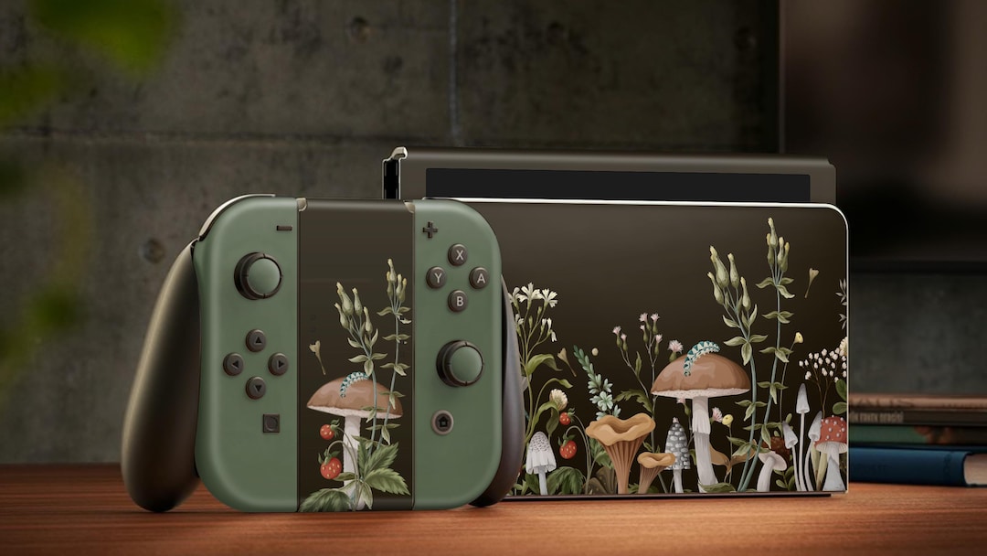 Cottagecore Nintendo Switch Skin Decal for Console Joy-con and Dock - Etsy