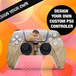 White/golden PS5 PRO Custom UN-MODDED Controller Exclusive 