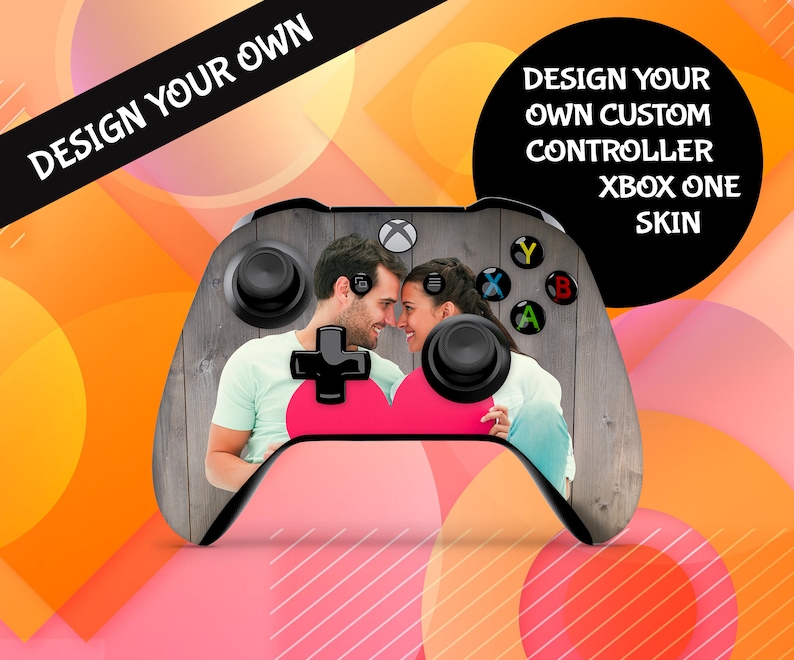 Personalized Your Xbox One Controller With Your Favorite Picture , Custom Your Own Photo Xbox One Controller Skin , Full Wrap Vinyl Decal image 1