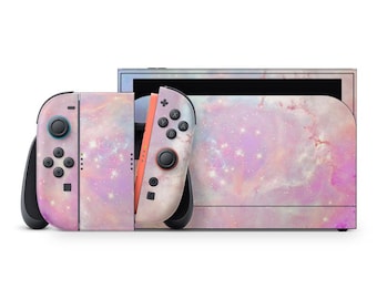 Nintendo Switchのロゴと文字入りビニールステッカー - 複数のカラーを