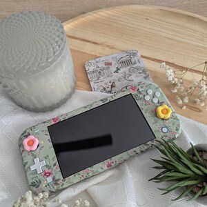 Foliage Green Skin Decal For Gaming Console Premium 3M Vinyl Wrap Compatible With Switch Lite image 5
