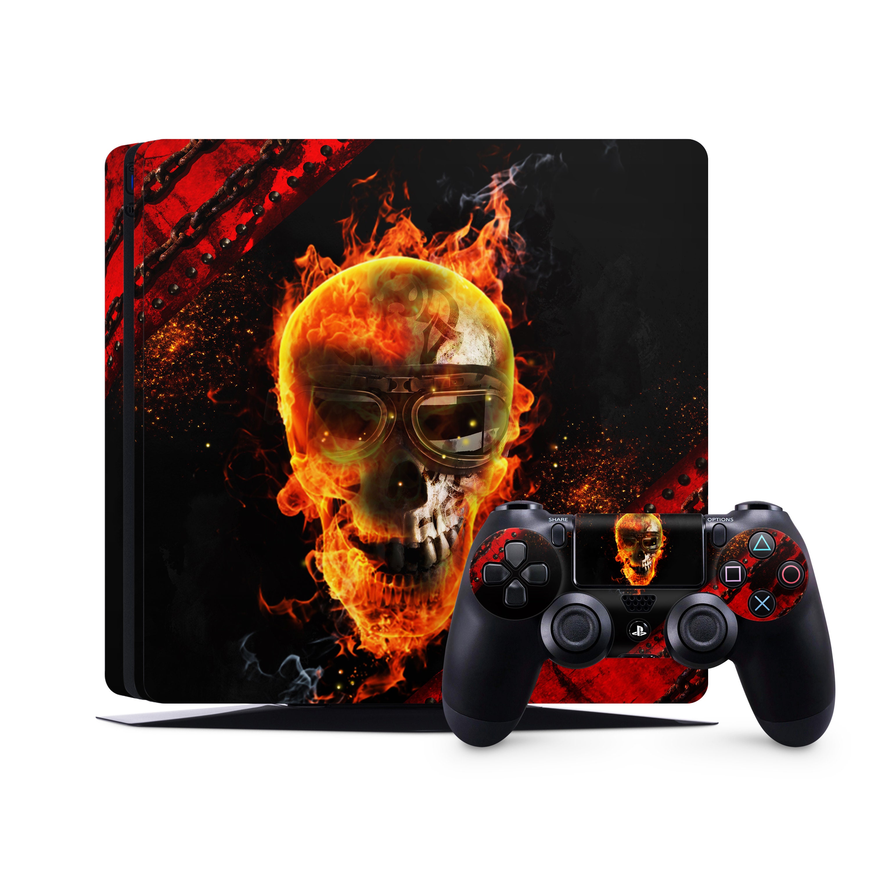 PS4 Slim Playstation 4 Console Skin Decal Sticker Days Gone + 2 Controller  Skins