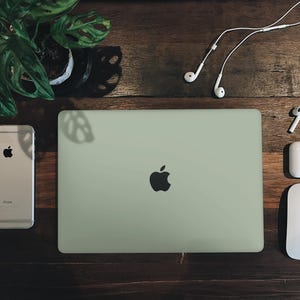 Celadon MacBook Skin MacBook Pro Skin MacBook Air Pro 13 15 inch Touch Bar Skin Laptop Decal Vinyl Sticker