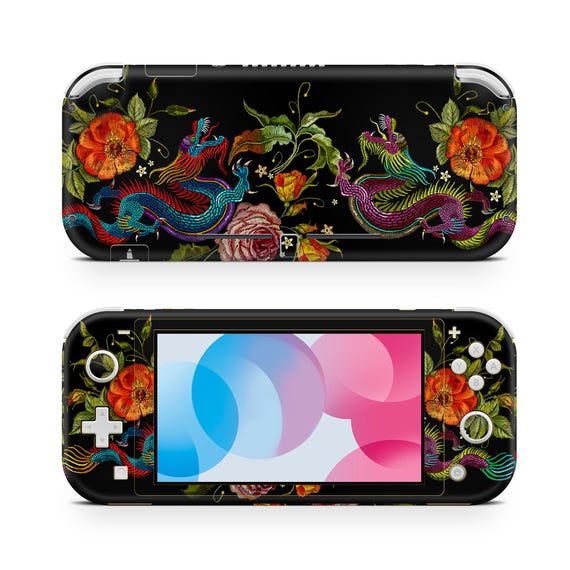 Dragon Oriental Skin Decal For Gaming Console Premium 3M Vinyl Wrap Compatible With Switch Lite