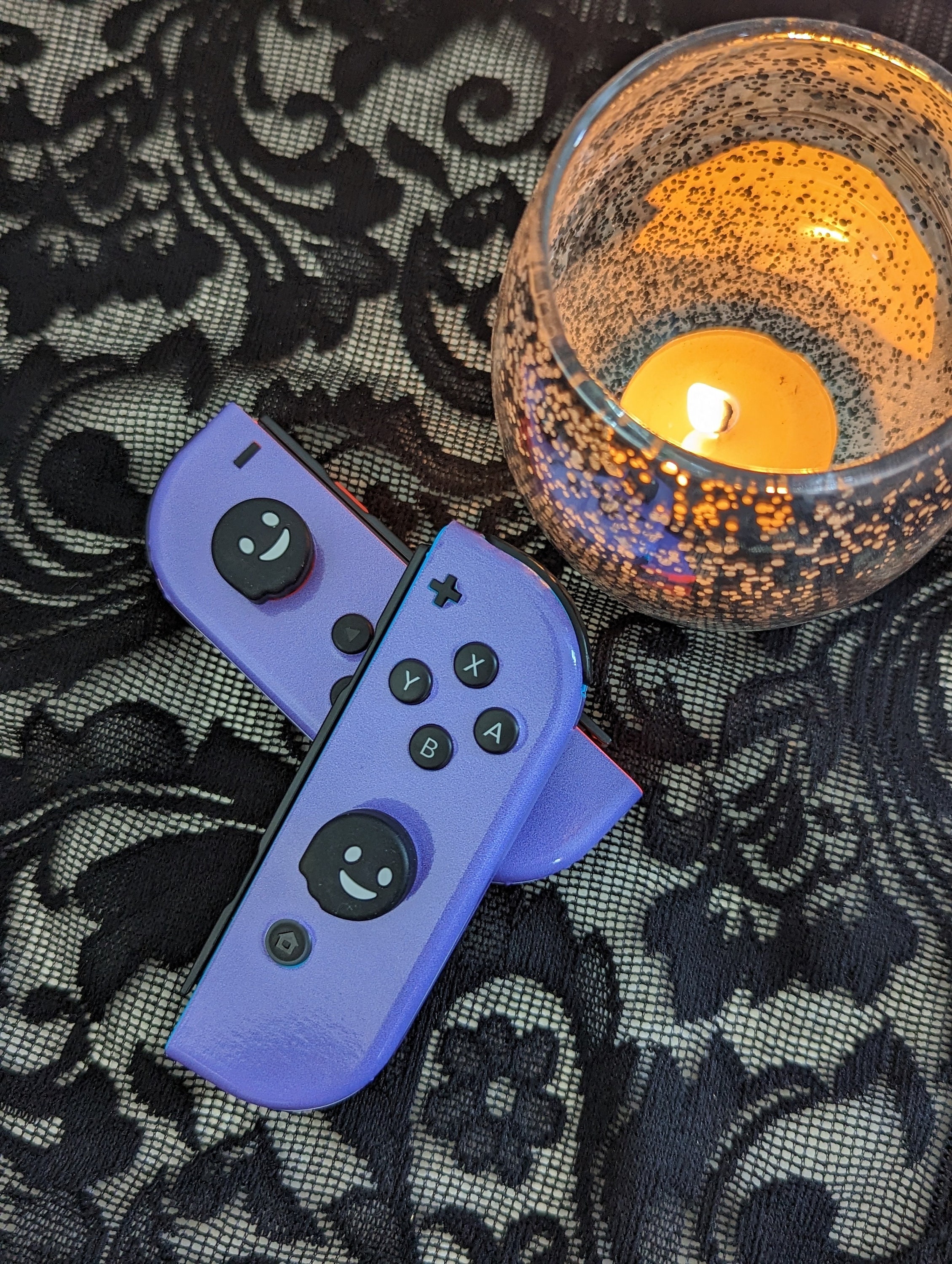 Twilight Lotus Skin For Nintendo Switch OLED — MightySkins