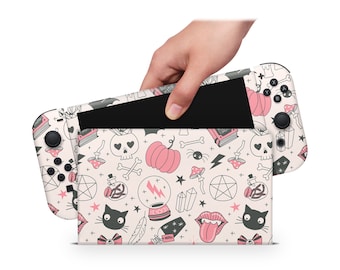 Oled Switch Skin Decals Magical Pinky Wrap Vinyl