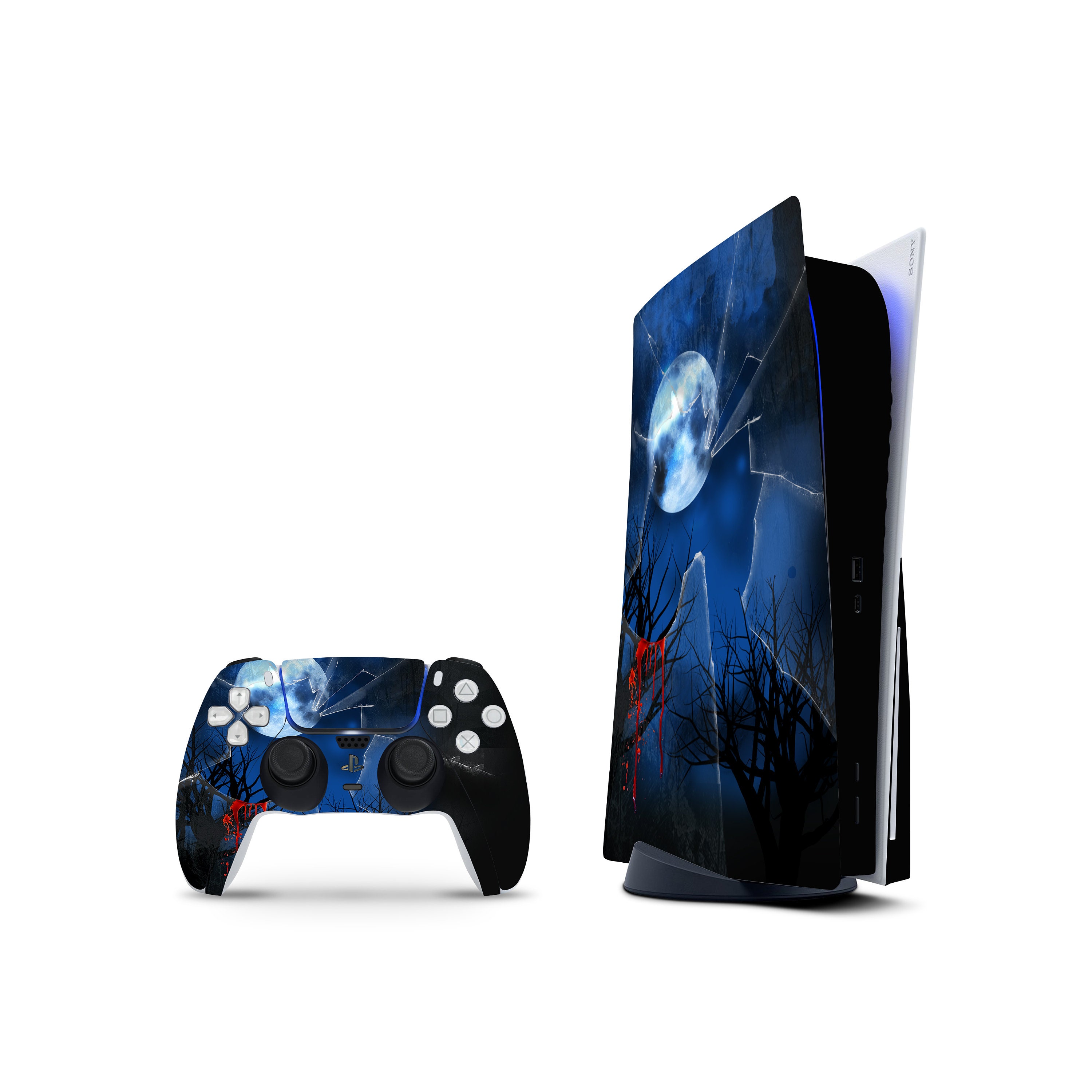  Custom Skin for PS5 Digital Edition with Your Picture and  Create Your Own Design,Custom Playstation 5 Controller and Console Skin :  Video Games
