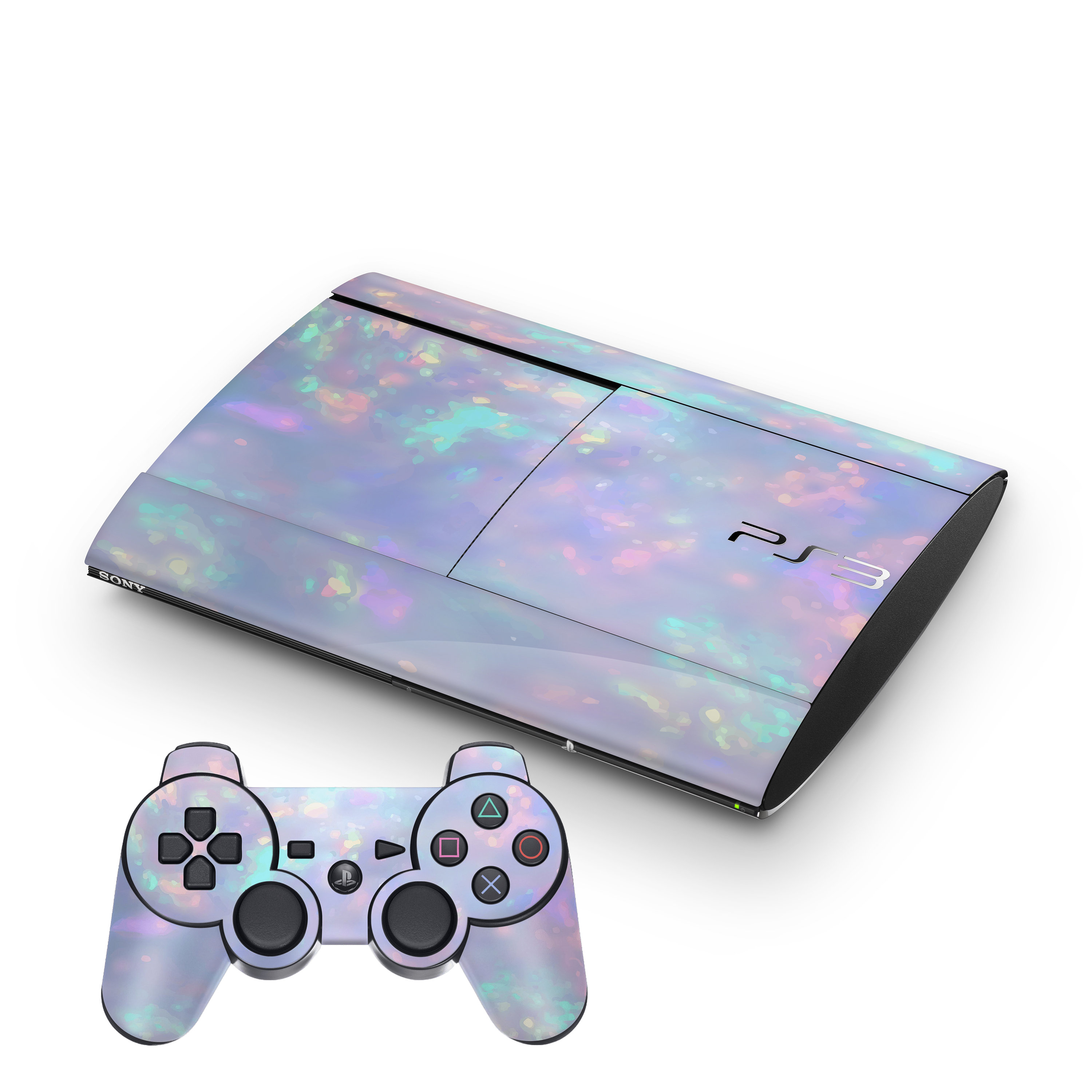 Gemstone PS3 Slim Fat Super Slim 4000 Playstation 3 Console e decalcomania  della pelle del controller -  Italia