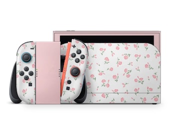 Floral Romance Coquette Skin Decal For Gaming Console Premium 3M Vinyl Wrap Compatible With Switch 2