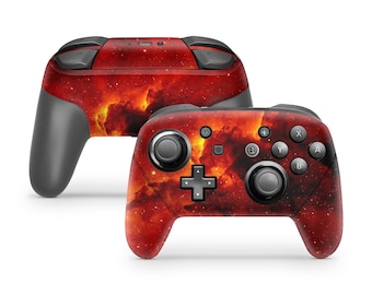 Switch Pro Controller Skin Decal Sticker Dark Astral Custom Wrap Set