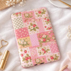 Strawberry Patchwork Kindle Skin – 3M Vinyl Decal