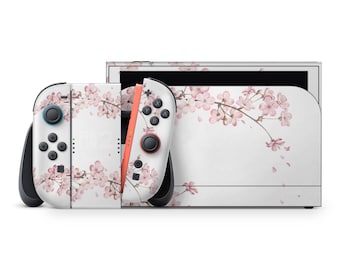 レインボー チェリー ブロッサム Nintendo Switch Lite ラップスキン