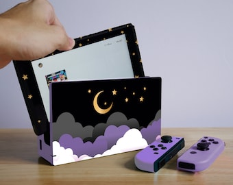 Switch Skin Decal For Console Joy-Con And Dock Luna Paradise