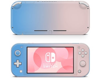 Nintendo Switch Lite Skin Decal For Game Console Pink And Blue Degrade