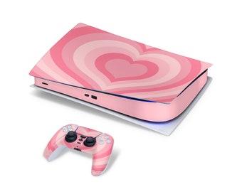 I Love You Decal For PS5 Playstation 5 Console And Controller , Full Wrap Vinyl For PS5