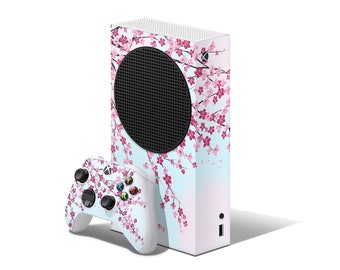 Flowering Decal For Xbox Series S Console And Controller , Full Wrap Vinyl For Xbox Series S