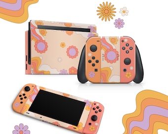 Hippie Nintendo Switch Skin Decal For Console Joy-Con And Dock