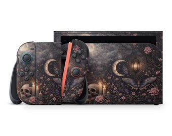 Mystic Dark Skin Decal For Gaming Console Premium 3M Vinyl Wrap Compatible With Switch 2