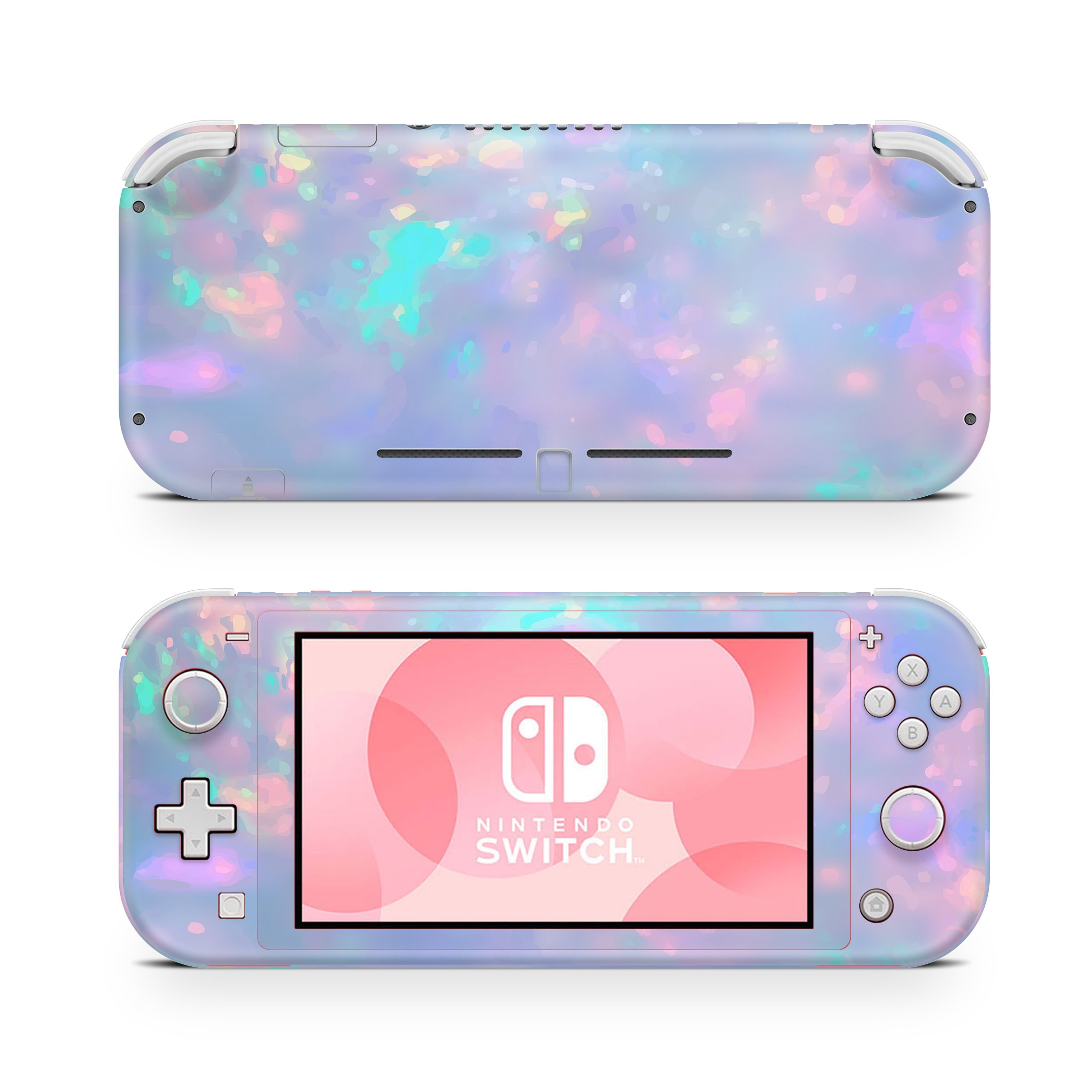 Azure Nebula - Skin Wrap Decal for Nintendo Switch Lite Console & Dock -  3DS XL - 2DS - Pro - DSi - Wii - Joy-Con Gaming Controller