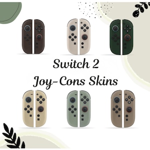 Natural Colors Skin Decal For Gaming Controller Premium 3M Vinyl Wrap Compatible With Switch 2
