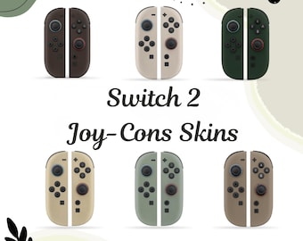 Natürliche Farben Haut Aufkleber für Gaming Controller Premium 3 M Vinyl Wrap Kompatibel mit Switch 2