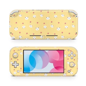 Bear Cute Skin Decal For Gaming Console Premium 3M Vinyl Wrap Compatible With Switch Lite
