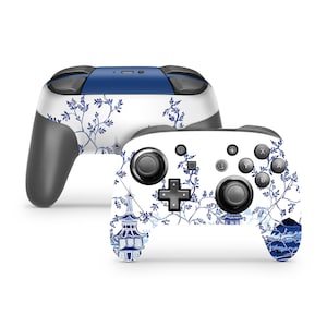 Switch Pro Controller Skin Decal Sticker Chinese Pagodas
