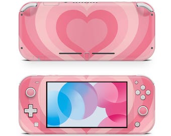 Switchライト ホワイト×ピンク ベビーピンクのNintendo Switch Lite用デカールスキン - Etsy 日本