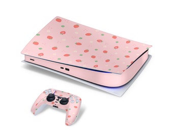 Little Berries Decal For PS5 Playstation 5 Console And Controller , Full Wrap Vinyl For PS5