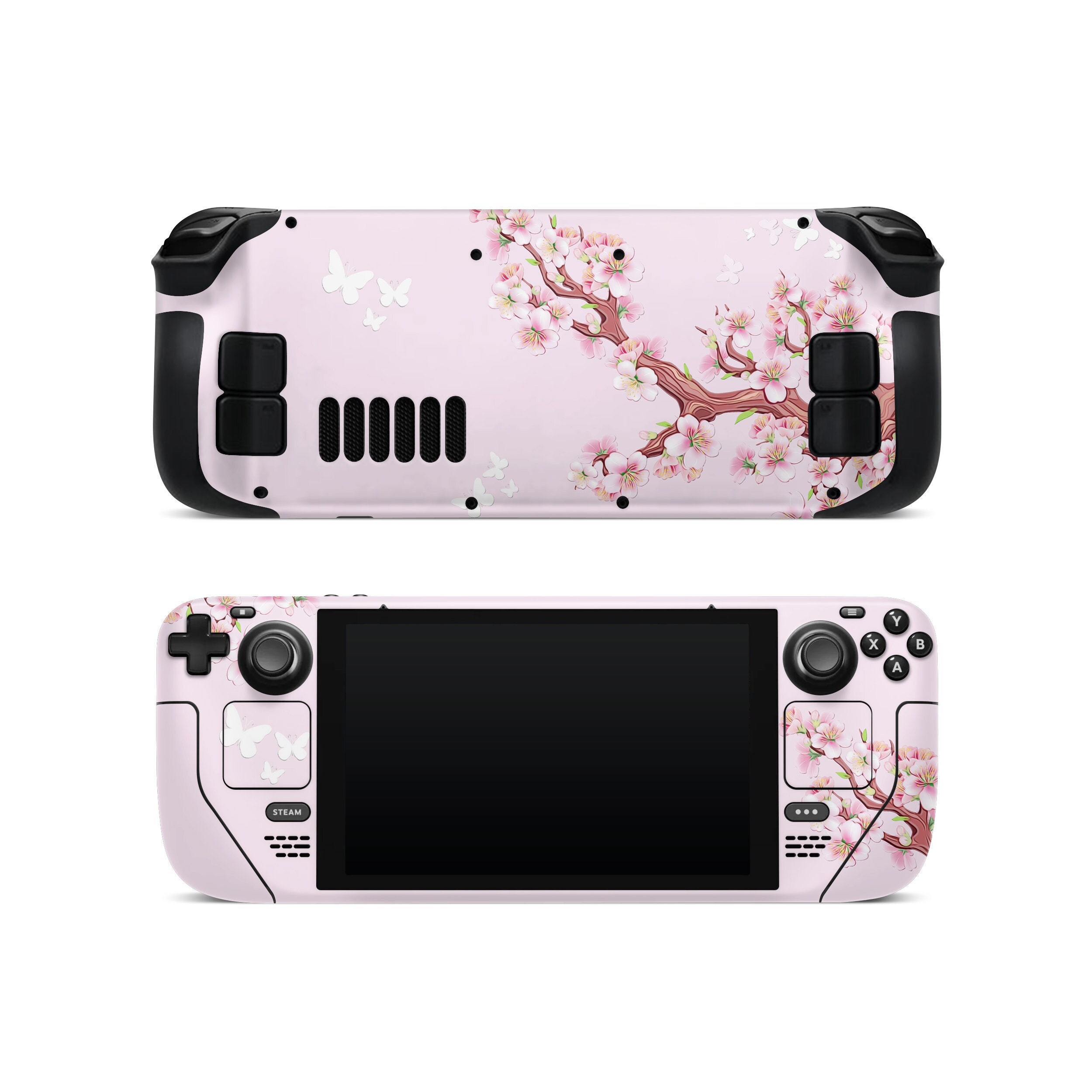 Nintendo Switch Lite Console Skin Decal Sticker Aqua Soft Pink