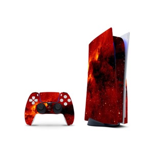Red Stardust Galaxy PS5 Skin Fire Flames Space Stars Cosmos -  Portugal