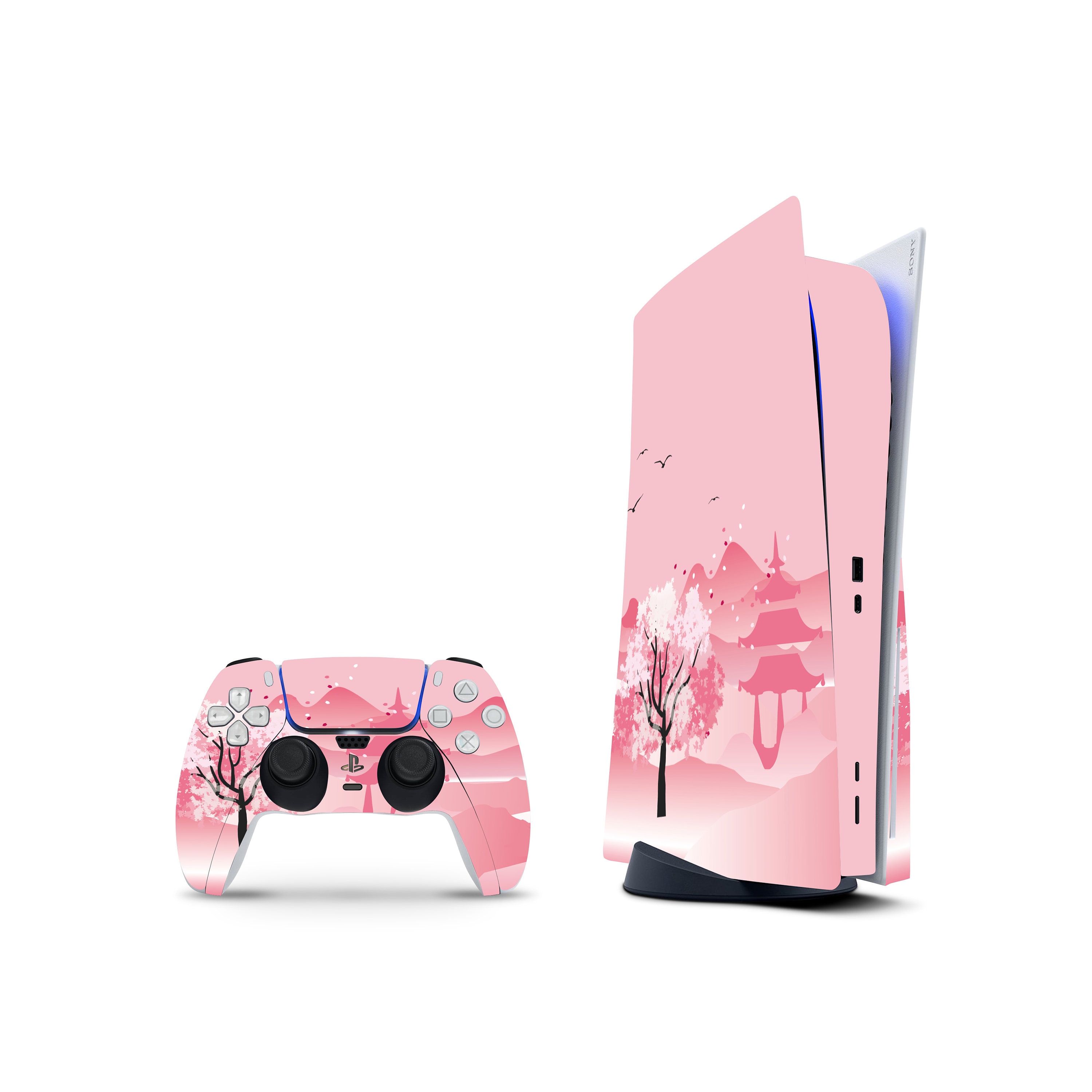 Incroyable habillage rose marbré pour PS5, motif marbré liquide esthétique,  habillage de manette PlayStation 5 Dualsense, décalcomanie personnalisée  pour console PS5, vinyle 3M -  France