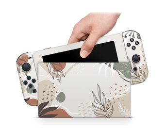 Switch Skin Decal For Console Joy-Con And Dock Naturel