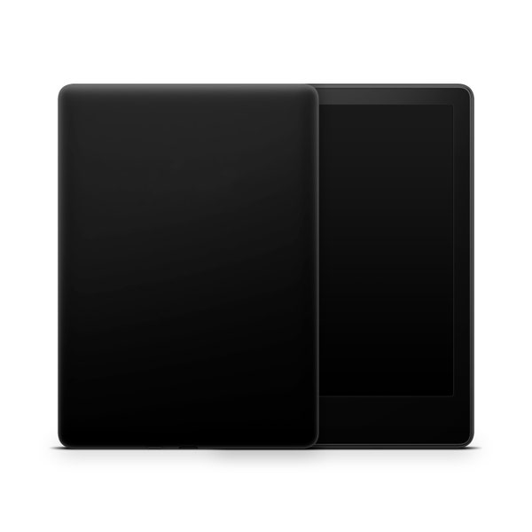 Skins de calcomanías para Kindle de Amazon, color negro brillante