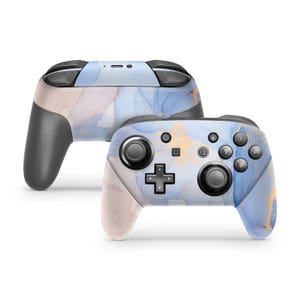 Switch Pro Controller Skin Decal Sticker Aquarelle